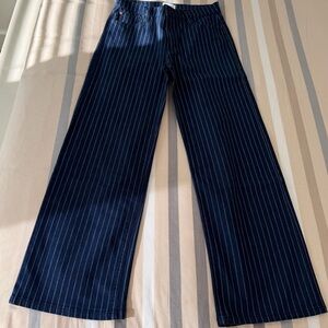 Hudson Jeans Blue Pinstripe Pants
